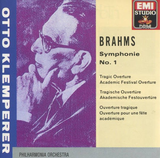 Johannes Brahms - Symphony No. 1 In C Minor, Op. 68 / Otto Klemperer TRAGIC OVERTURE, OP.81