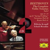 Beethoven, Ludwig van - BEETHOVEN Violinsonaten I Menuhin Kempff 