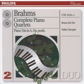 Brahms, Johannes - Brahms Complete Piano Quartets Beaux Arts Trio 